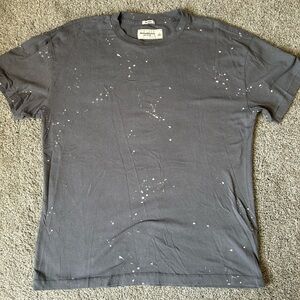 A&F Gray Splatter T-Shirt